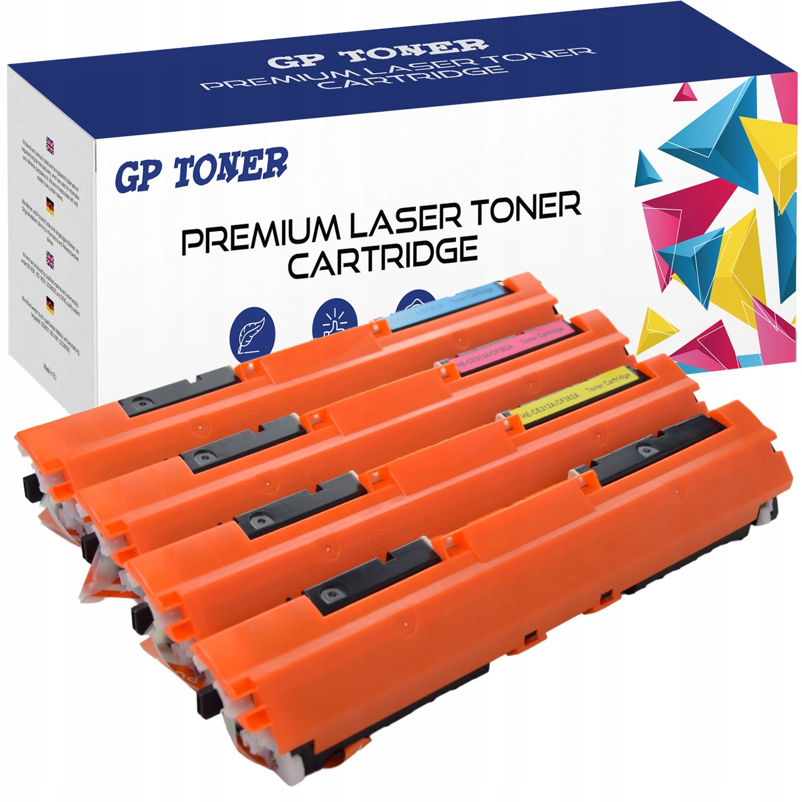4x Toner 126A pro Hp LaserJet Pro Mfp M175 CE310A