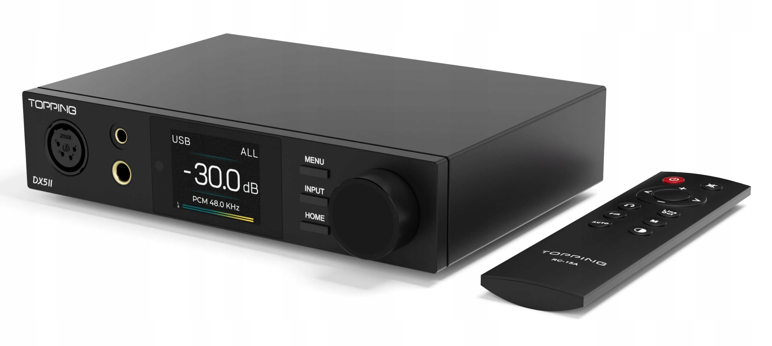 Topping DX5 II (Czarny) Dac/amp 2x ES9039Q2M Bluetooth 5.1 DSD512