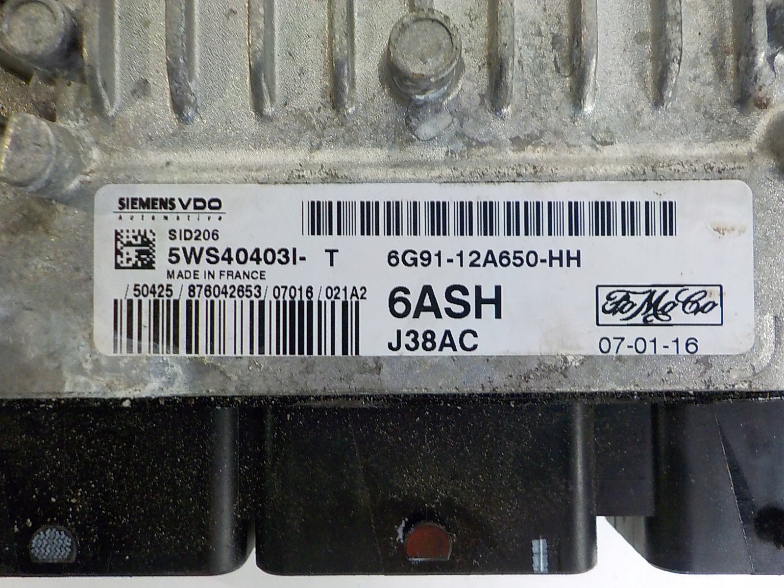 FORD computer control unit 6G91-12A650-HH 5WS40403I-T