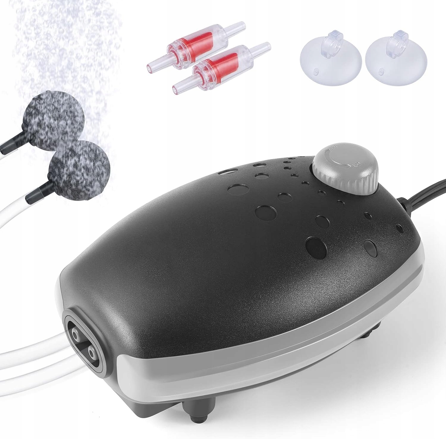 Mini tichá vzduchová pumpa pro akvárium Provzdušňovač Bzučák 300L H