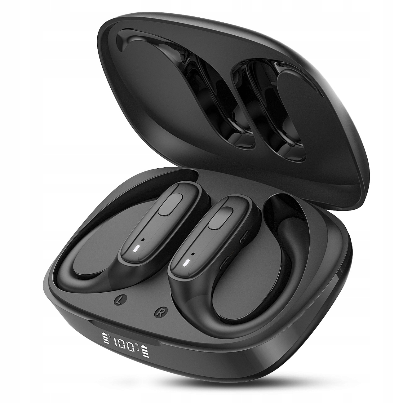 SPORTOWE SŁUCHAWKI BLUETOOTH WODOODPORNE BEZPRZEWODOWE ROZMOWY HD POWERBANK