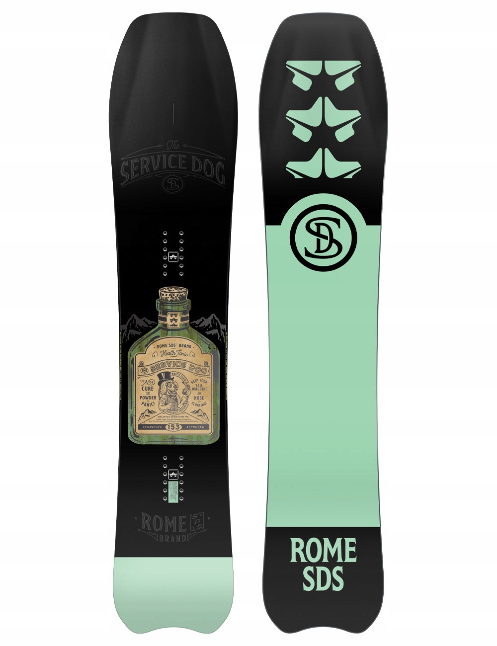 Deska snowboardowa Rome Service Dog 157