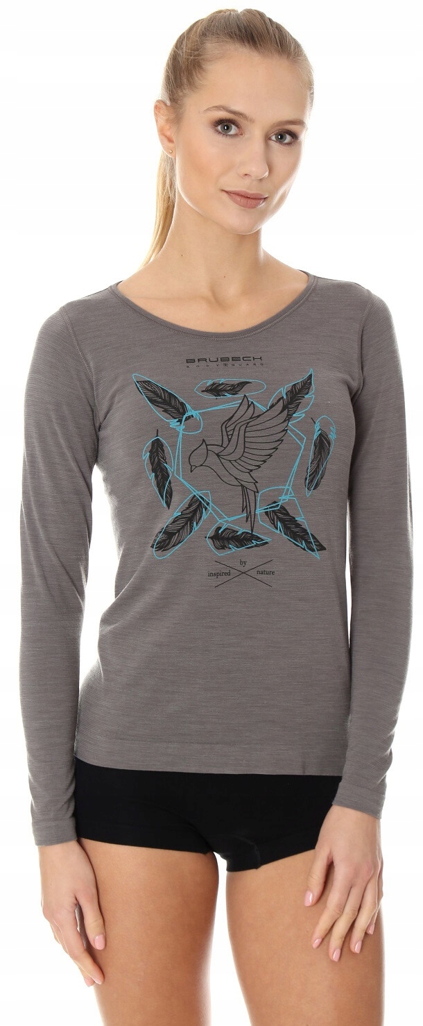 TERMOAKTYWNA WEŁNIANA KOSZULKA OUTDOOR BRUBECK | M Marka Brubeck