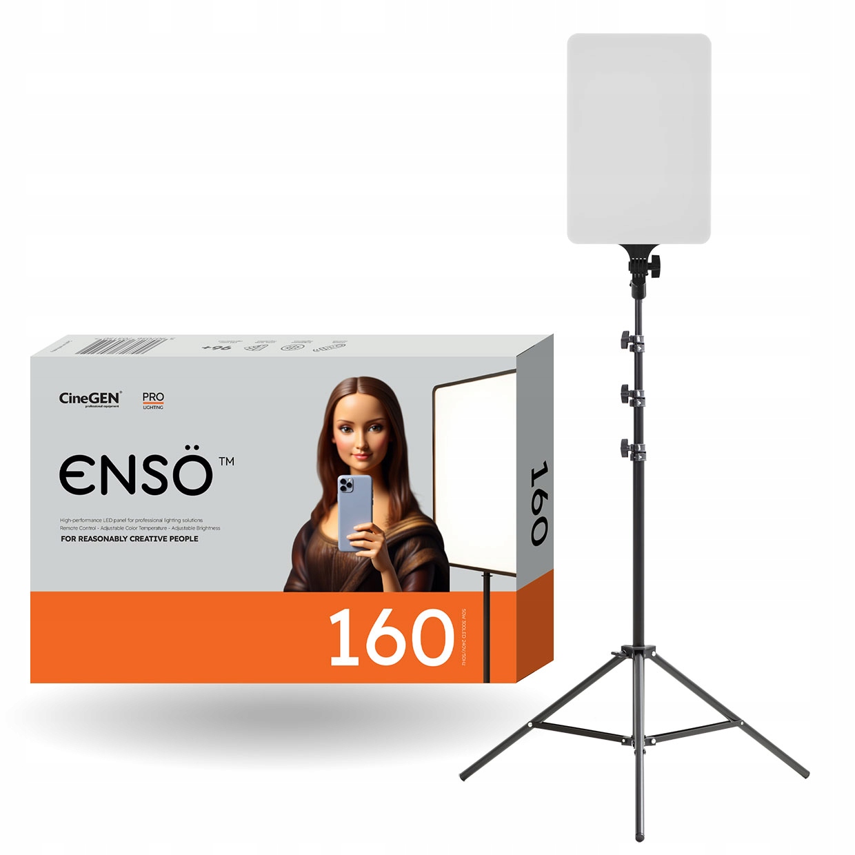 Studiová lampa 50W pro fotografování se Stativem 200 cm