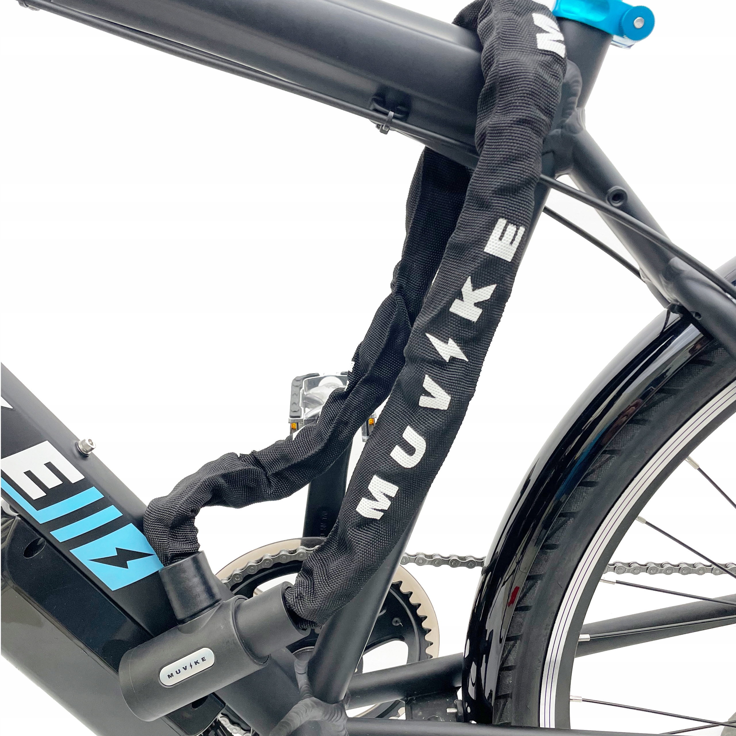 ZAPIĘCIE ROWEROWE ŁAŃCUCH ZAPIĘCIE DO ROWERU MUVIKE SOLID 900/10K 90cm 10mm EAN (GTIN) 5904858678709