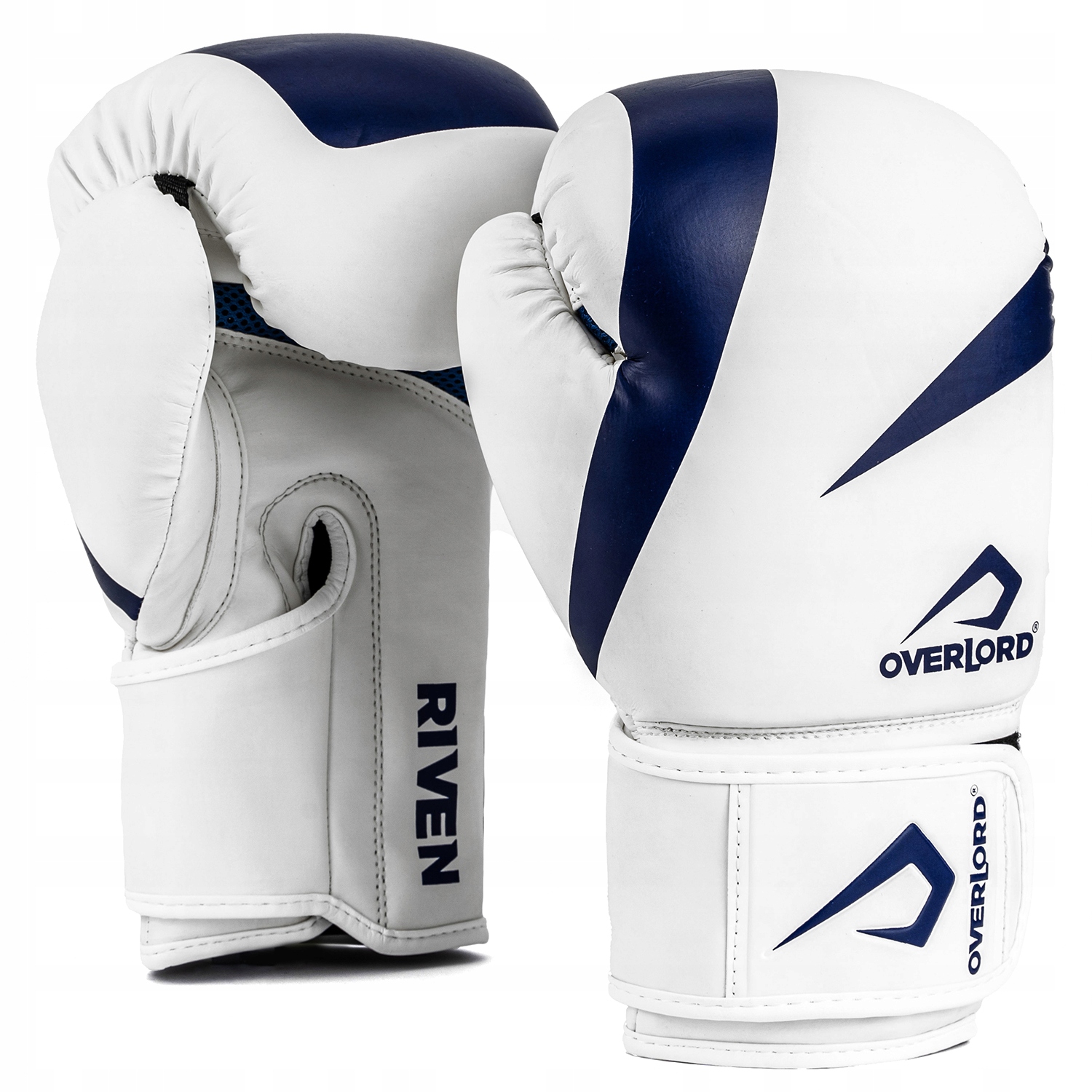Overlord Boxerské rukavice Riven Bílé/BL 14 oz