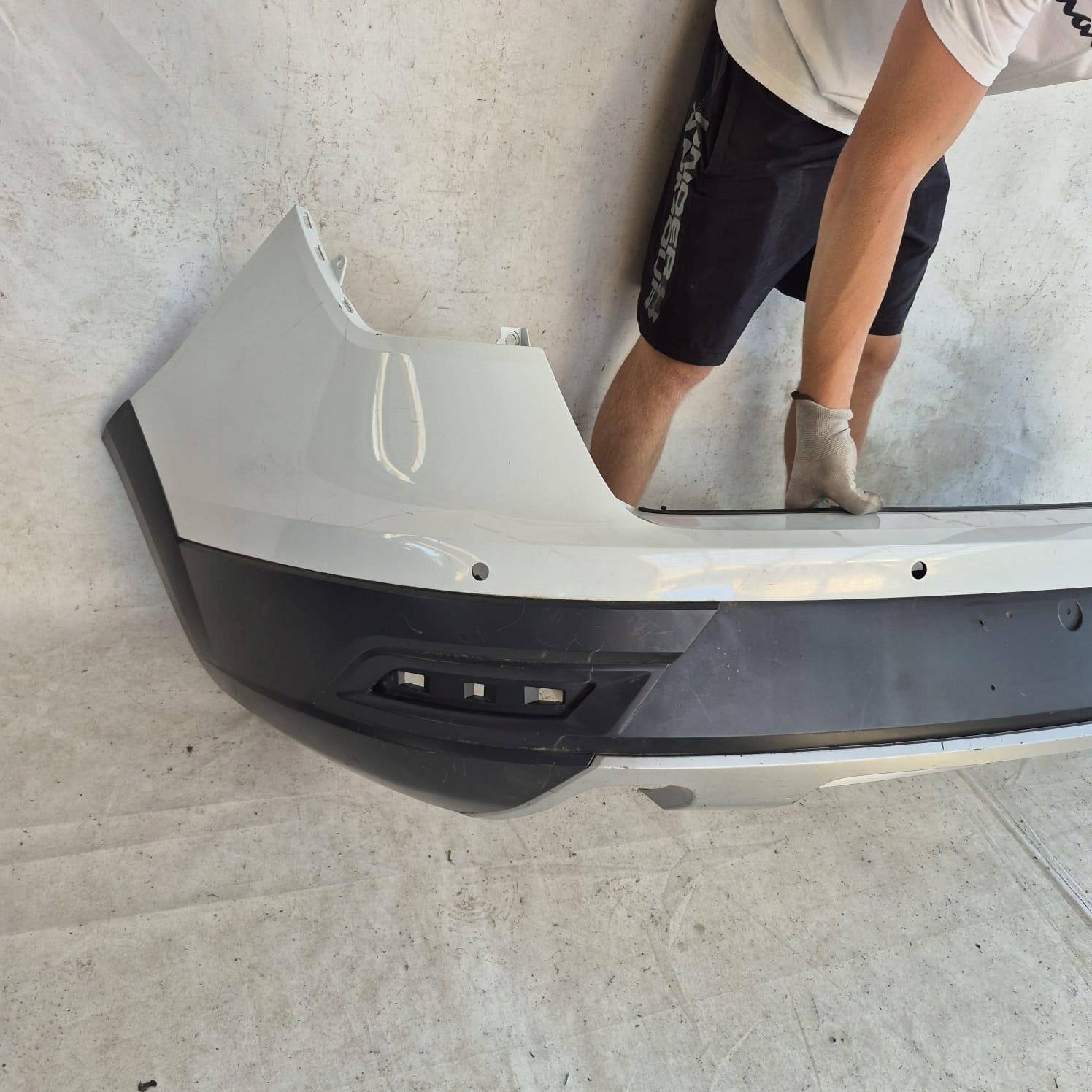 SEAT LEON III 5F9 X-PERIENCE KOMBI 14- bumper rear part rear PDC