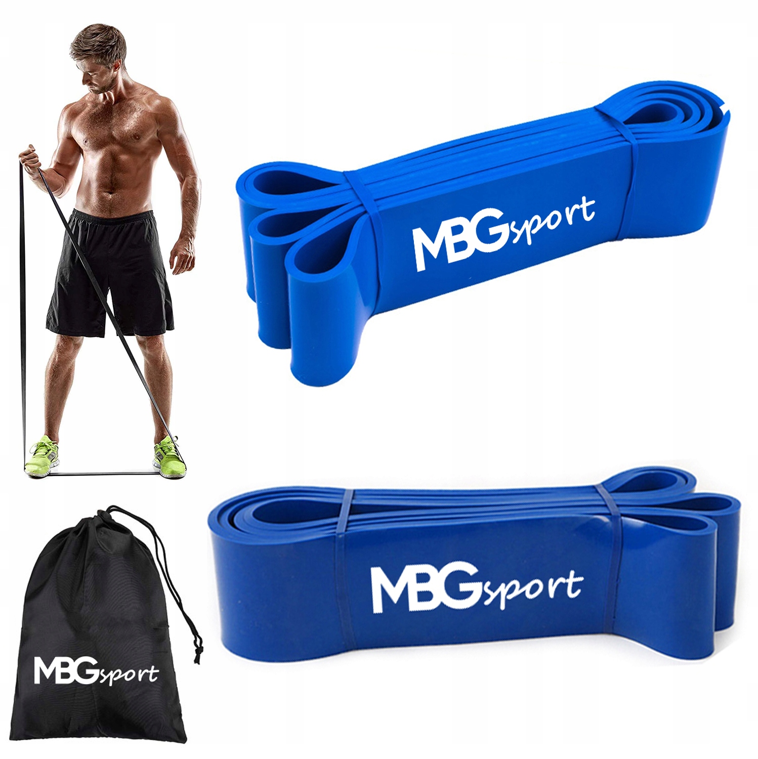 

Guma Do Ćwiczeń Gumy Fitness Oporowe 29-79kg Mocna
