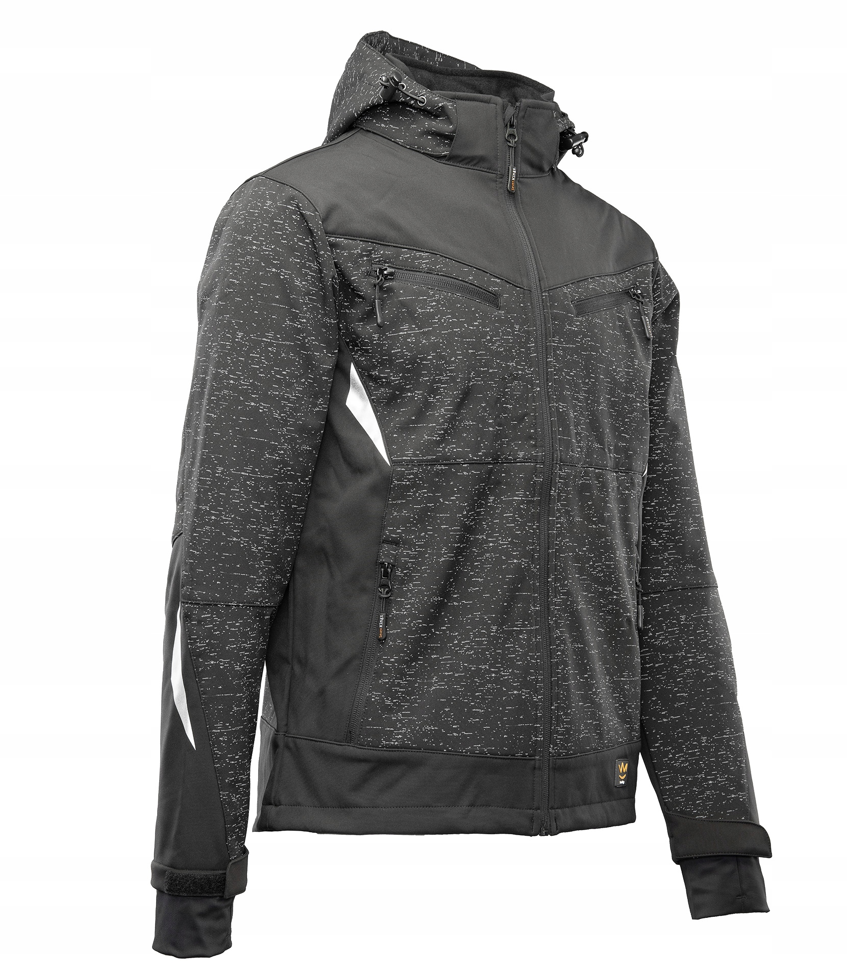 Kurtka Typu Softshell Z Kapturem Bluza Seven Kings Cross Szary r.XL