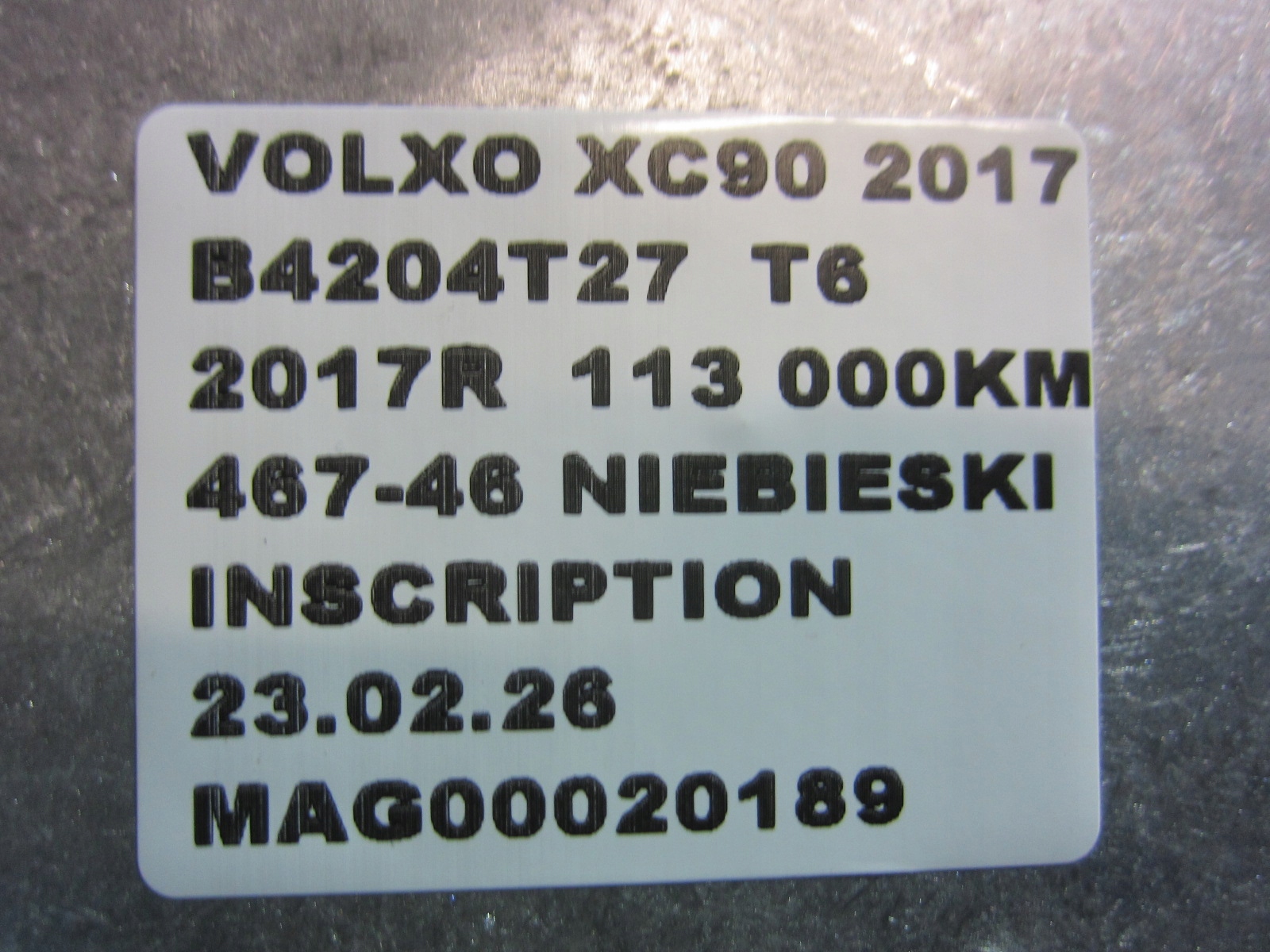 VOLVO XC90 II XC 90 XC60 module control unit KAMERY PDC 31680061