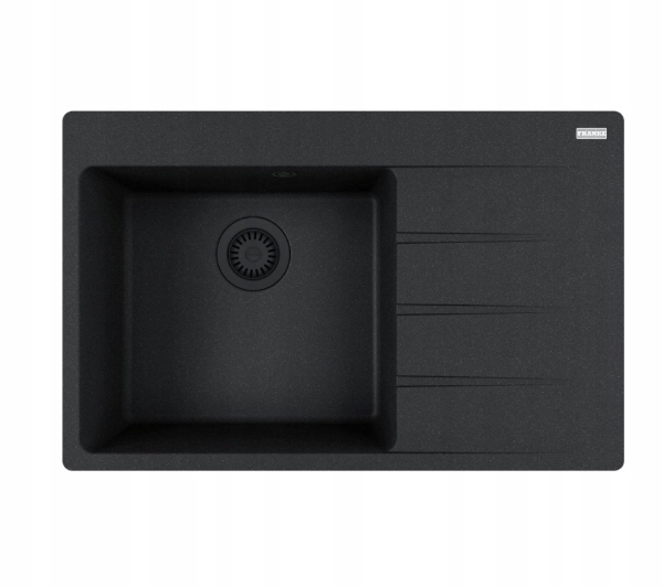 Zlewozmywak prostokątny Franke Centro Cng 611-78 Tl Granitowy Onyx