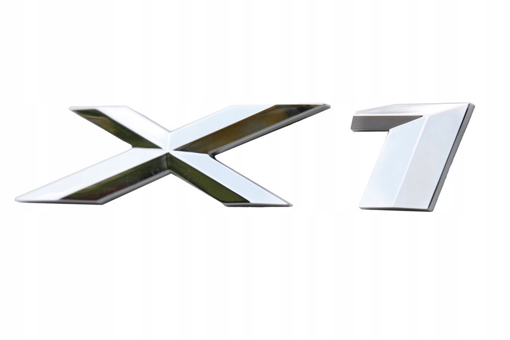 Bmw X1 Napis Emblemat znaczek chrom srebrny połysk nowy naklejka!