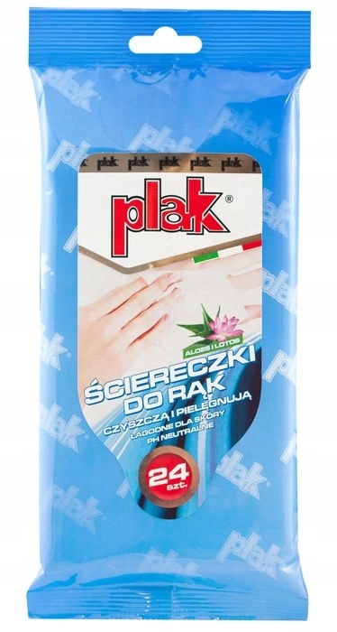 

Plak Ściereczki Do Rąk Czyszczą i Pielęgnują 24szt
