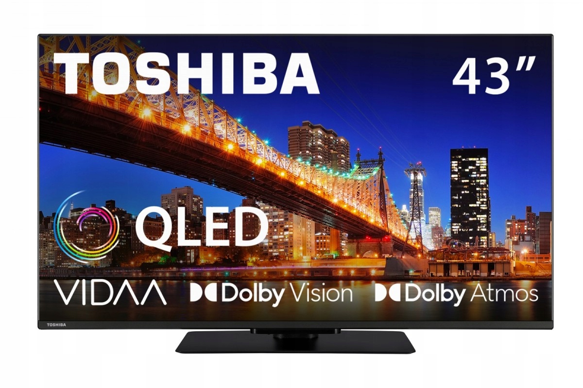 Toshiba Telewizor Qled 43 cale 43QV3F63DG