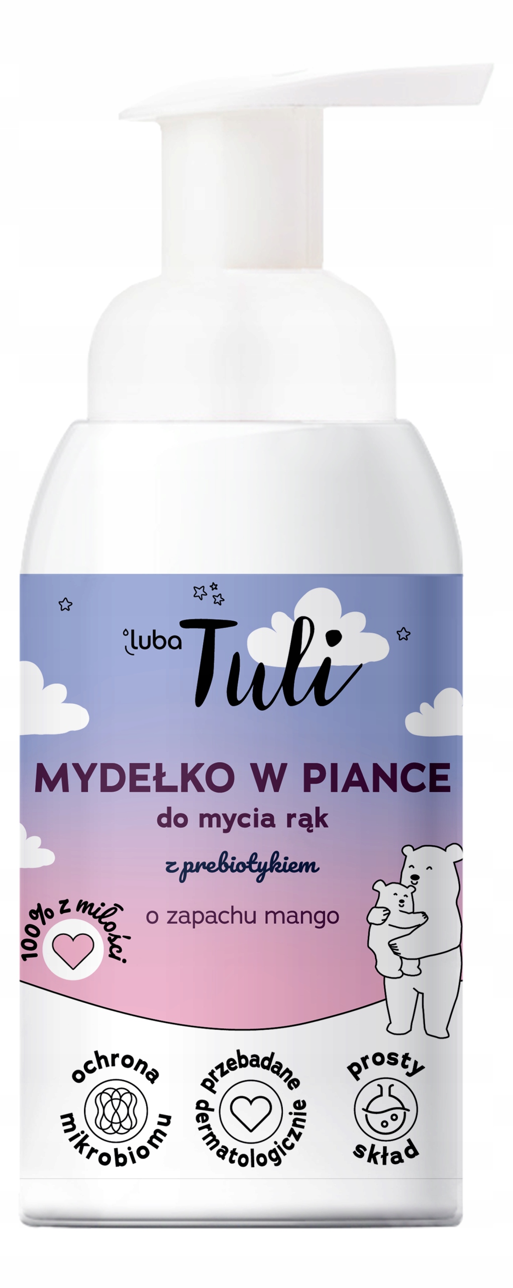 LUBA TULI MYDŁO W PIANCE 250ML Z PROBIOTYKIEM
