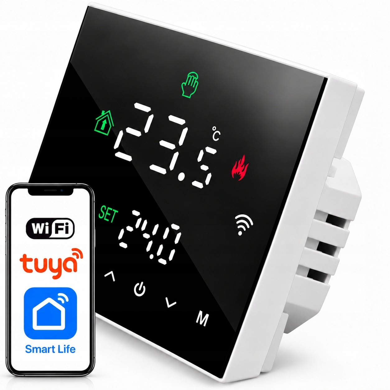 WiFi pokojový termostat Tuya regulátor teploty pro podlahovku