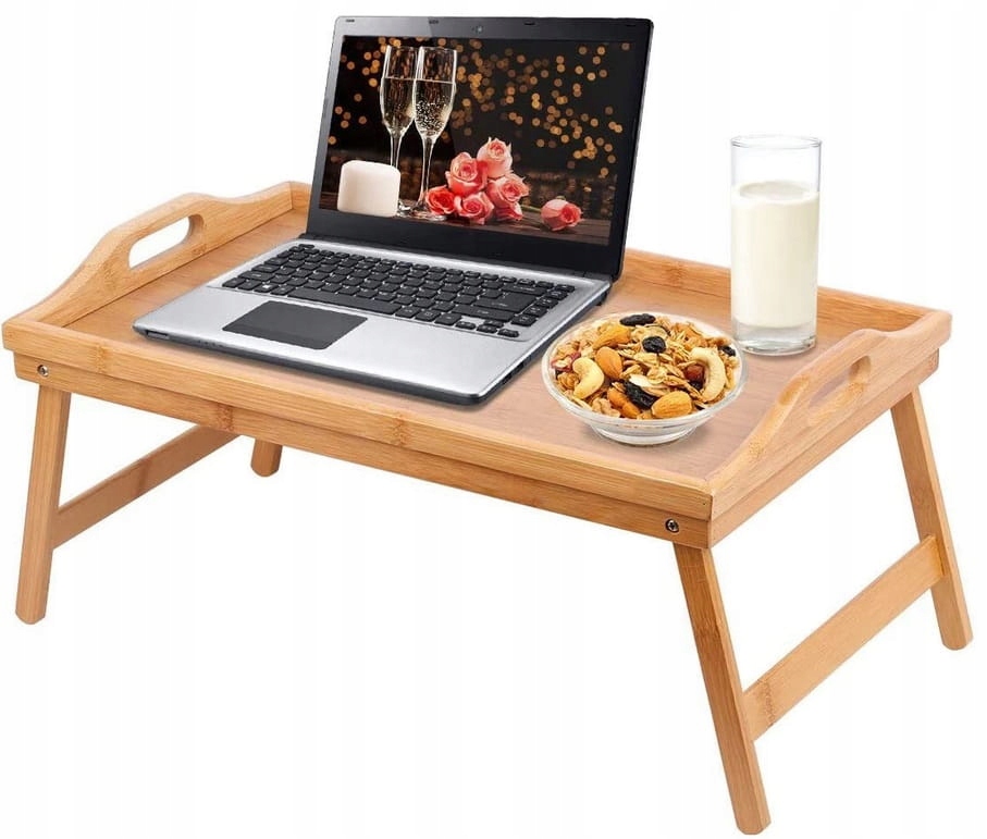 STOLIK ŚNIADANIOWY Składany do Łóżka Laptopa Taca Marka Kinghoff