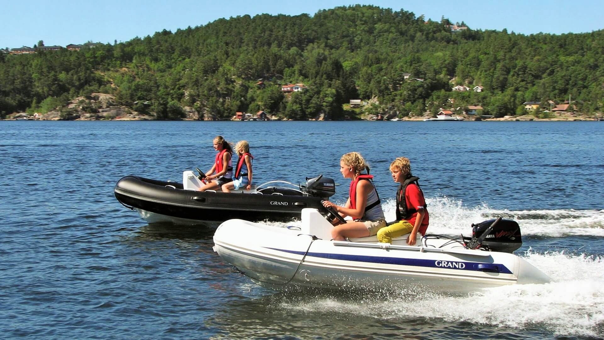 GRAND Silver Line S330S RIB Ponton Łódź Motorówka Długość 330 cm