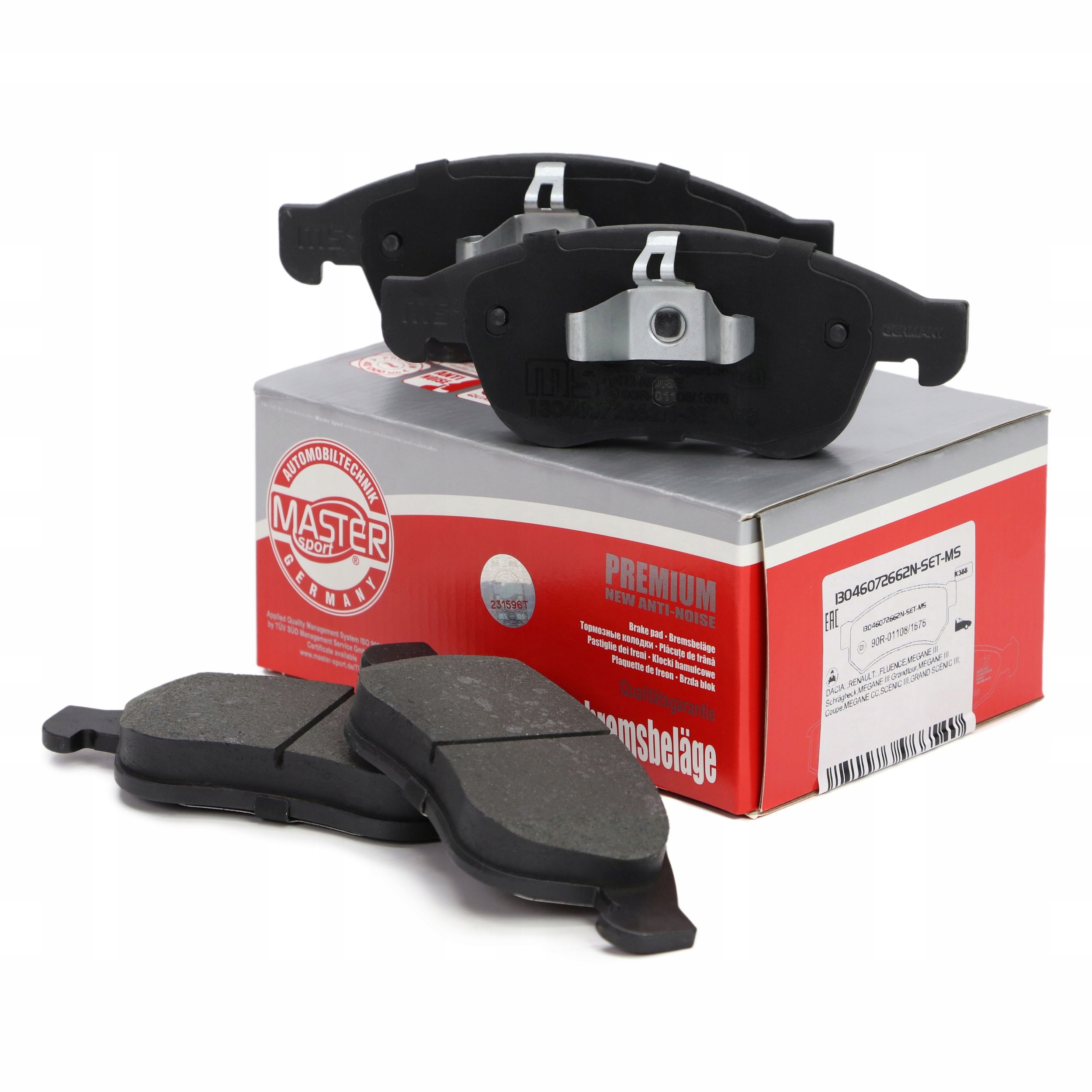 KLOCKI HAMULCOWE przód DACIA; RENAULT; NISSAN