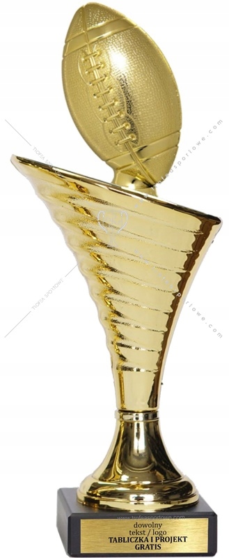 złoty Komplet Pucharów Rugby 28-25-24 cm + GRAWER EAN (GTIN) 5901986213123
