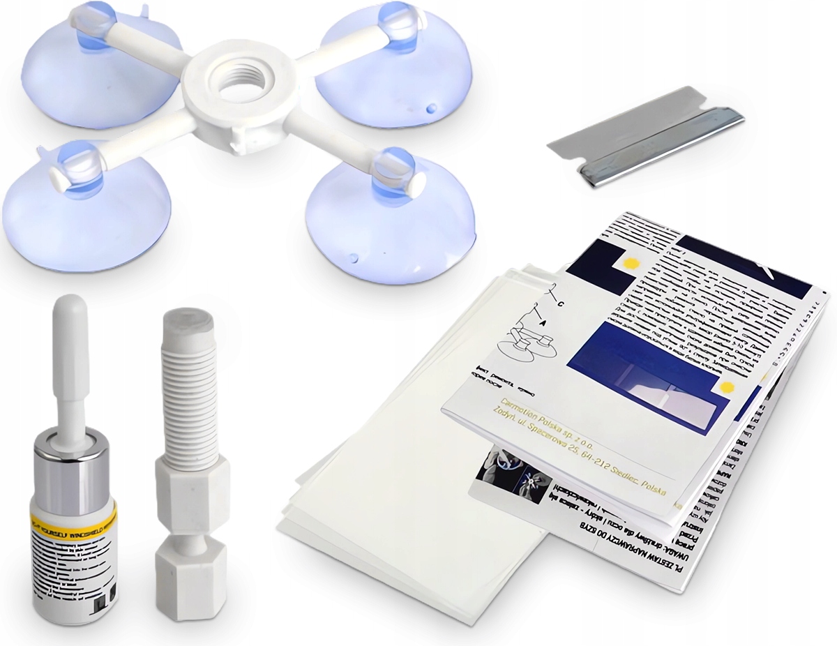 ZESTAW NAPRAWCZY DO NAPRAWY SZYBY SAMOCHODOWEJ XL Typ UV