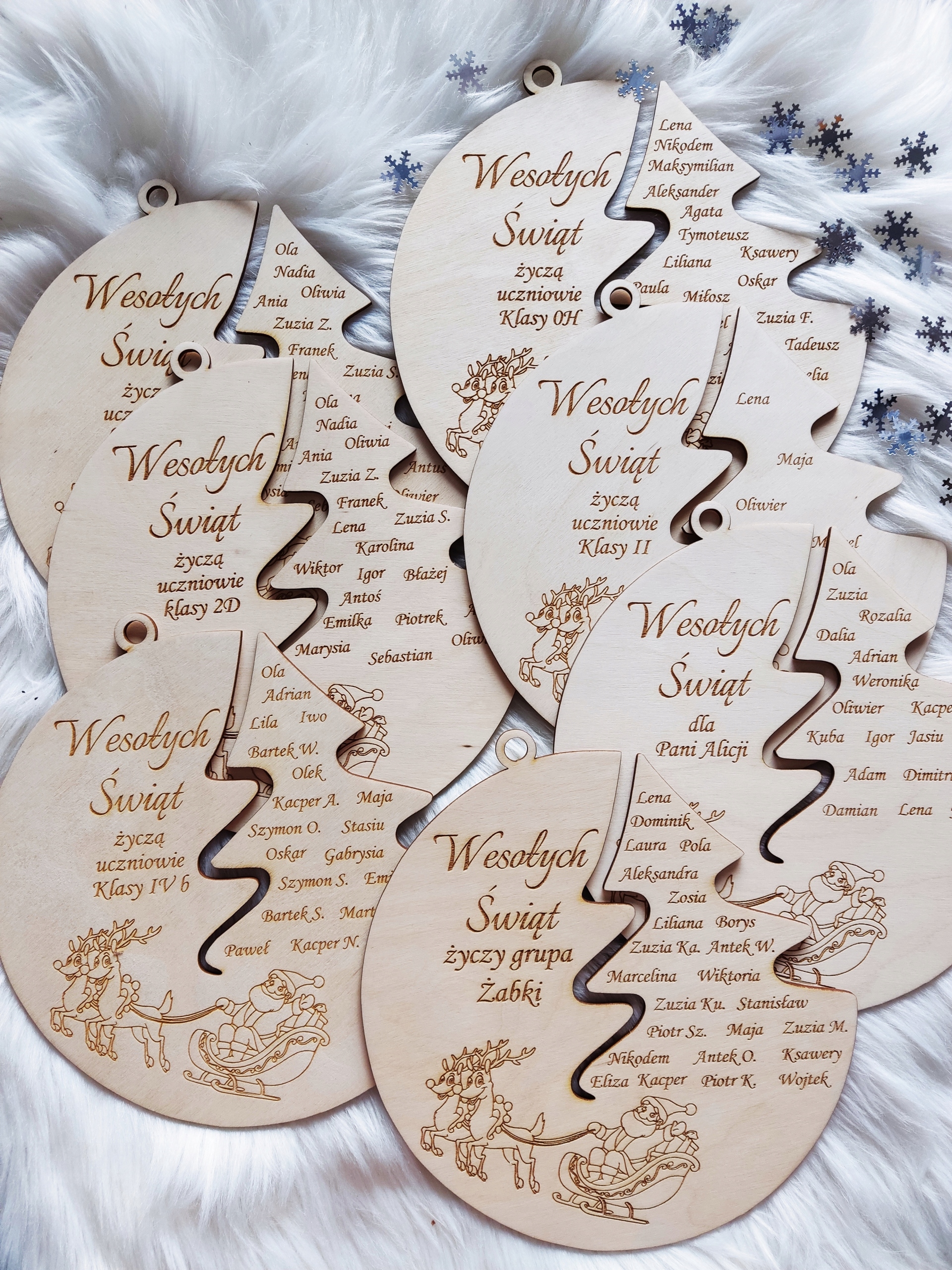 Bombka XL z imionami klasy Prezent dla nauczyciela Marka inna