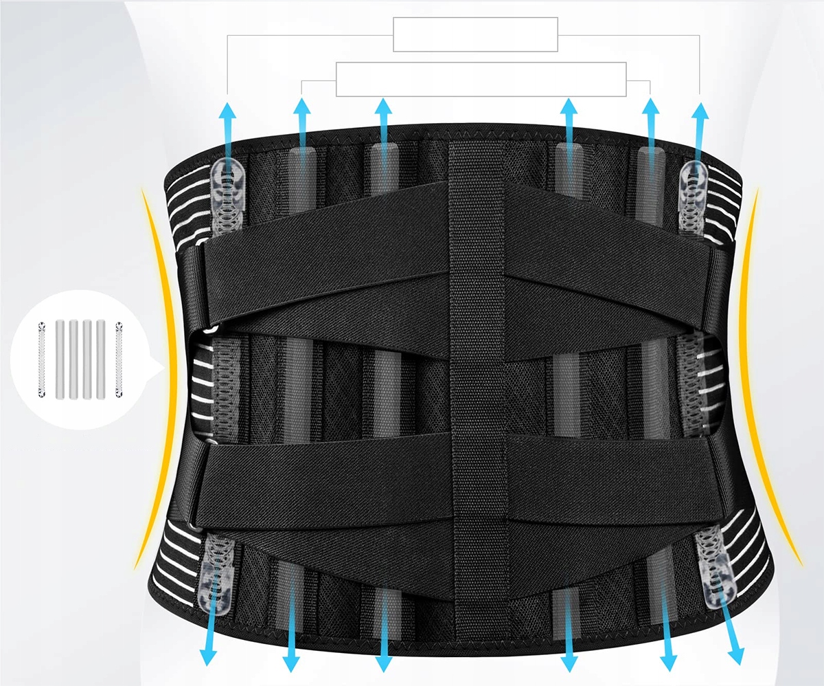 PAS USZTYWNIAJĄCY KRĘGOSŁUP ODCINEK LĘDŹWIOWY L Płeć produkt uniseks