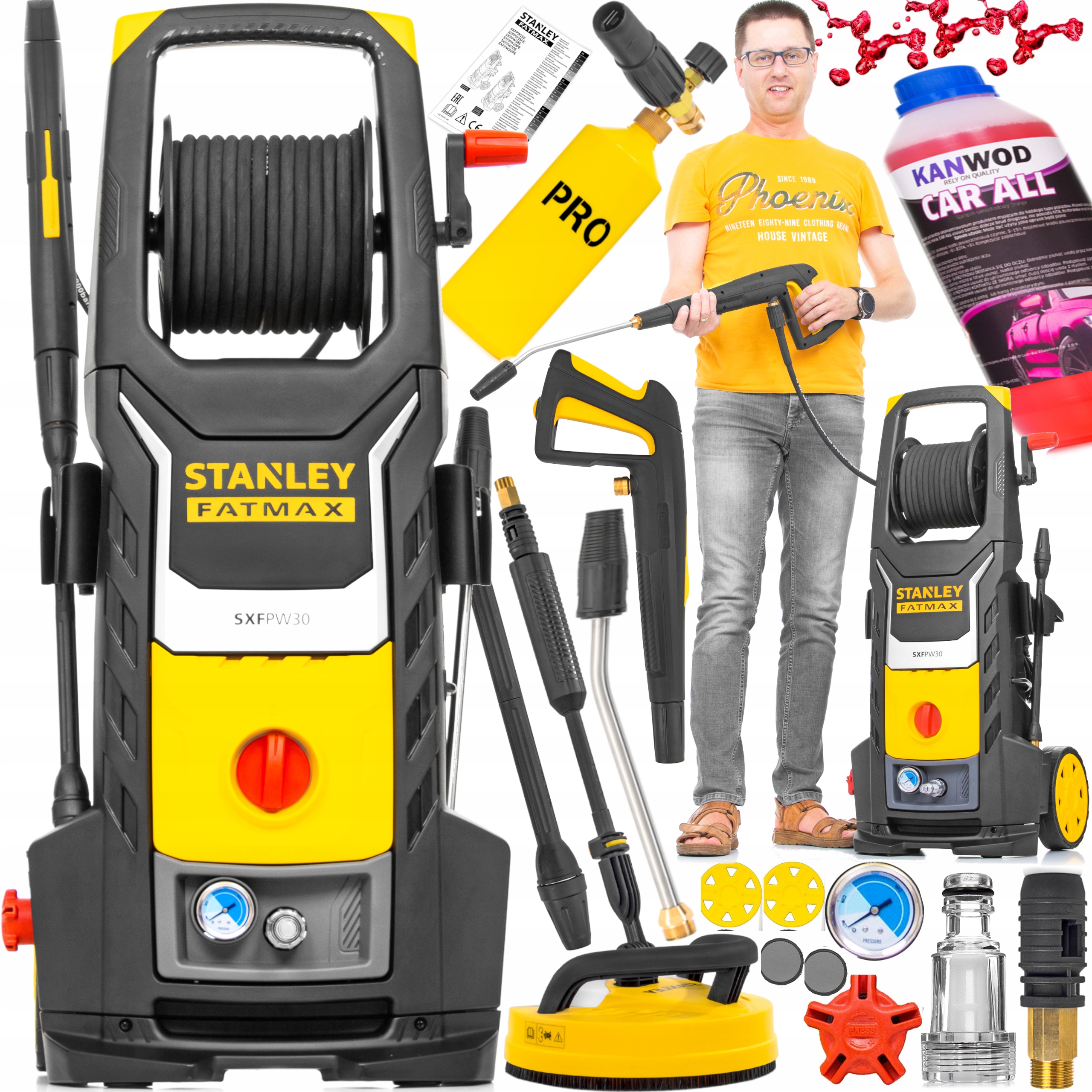 

Myjka Ciśnieniowa Stanley 3000W Mosiądz Indukcja