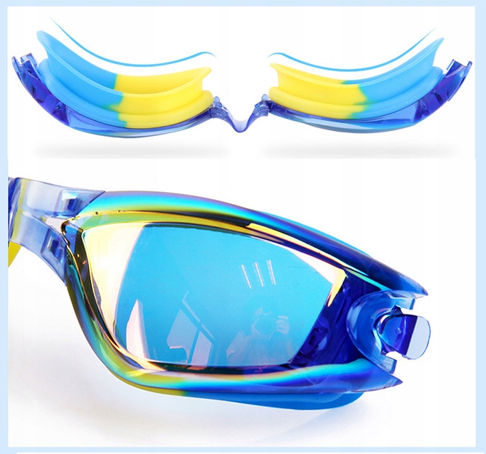 OKULARY PŁYWACKIE ANTI-FOG NA BASEN ZATYCZKI NOSKI Kod producenta MERIDIAN