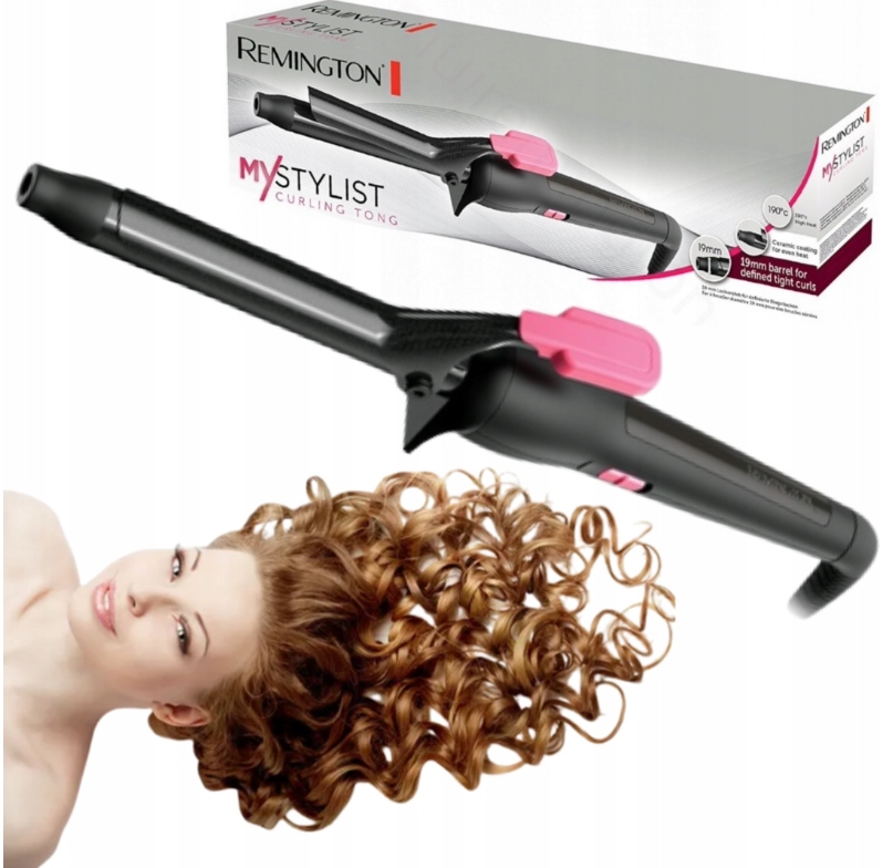 Lokówka Do Włosów Remington Fale Loki Mocna 190 Stopni 19 MM Efekt