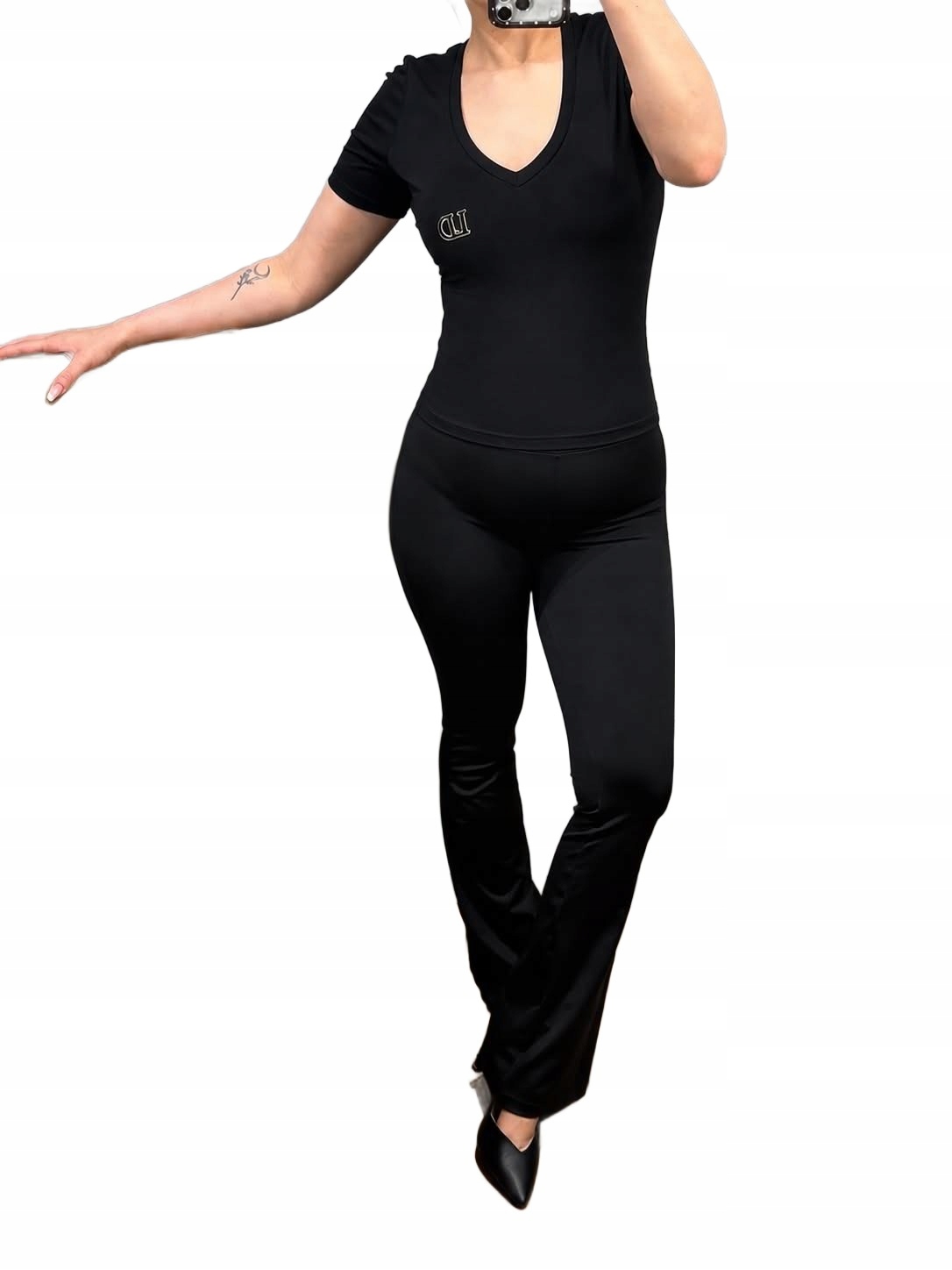 Lady Drama Legíny Zvony Černé 3 (L/XL)