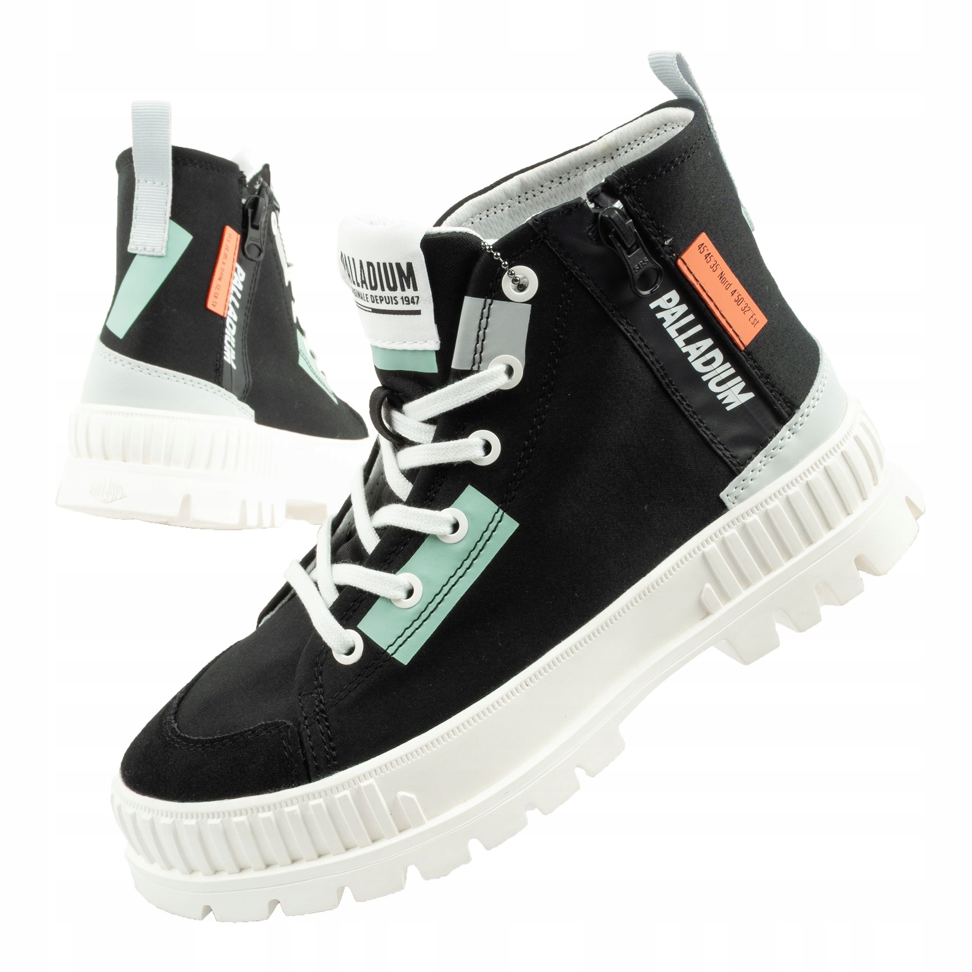 Dámské sportovní boty kotníkové boty Palladium Pallashock Backzip 2 vel. 42 černé