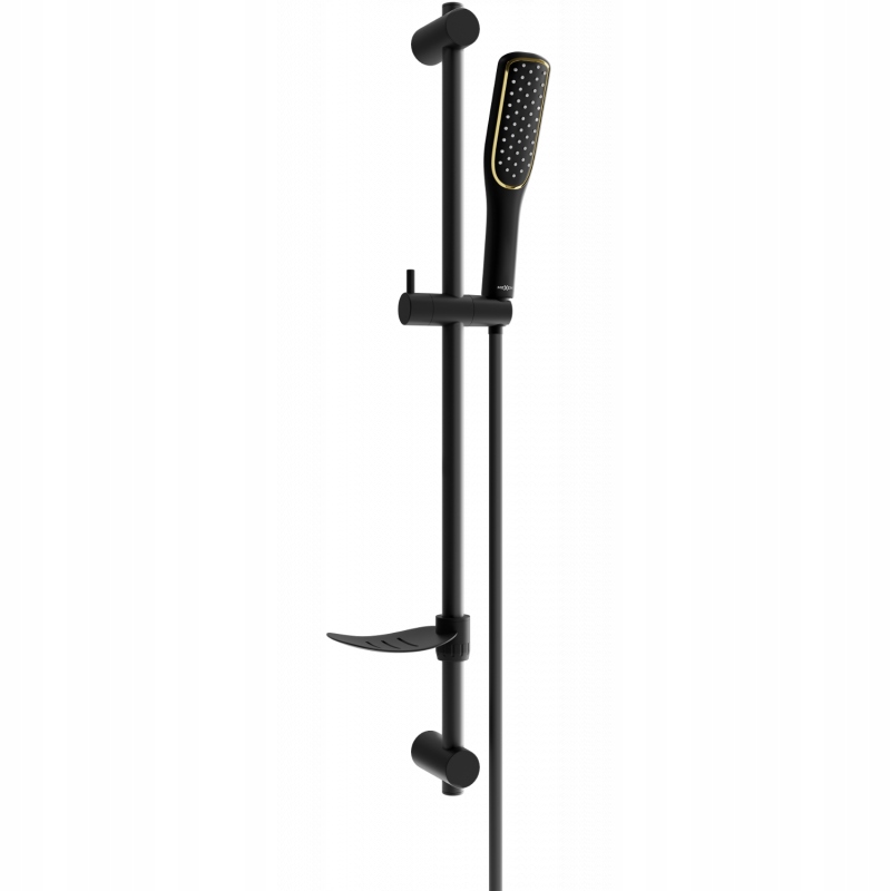 Mexen DF49 posuvný sprchový set, Černá 785494582-75