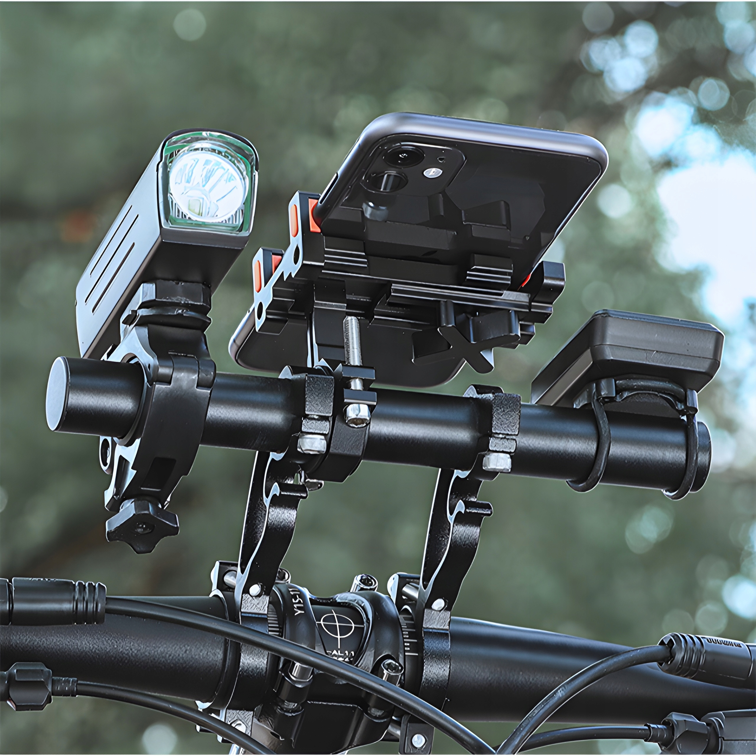 UCHWYT ROWEROWY DODATKOWY PRZEDŁUŻENIE KIEROWNICY LATARKA GPS TELEFON 20CM Marka Pronett