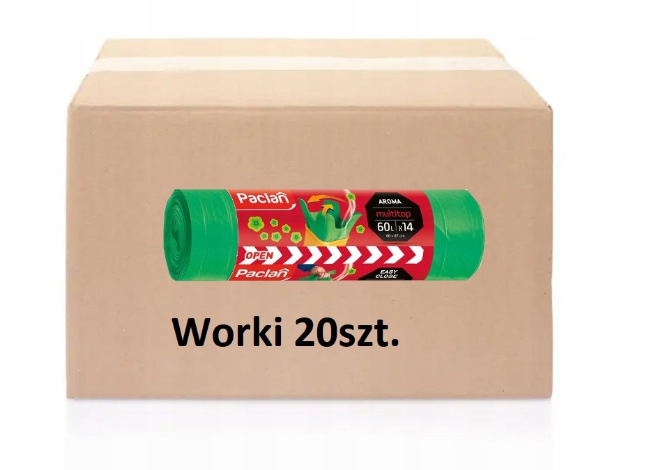 Levně Paclan Pytle na odpad 60 l parfémované 280 ks