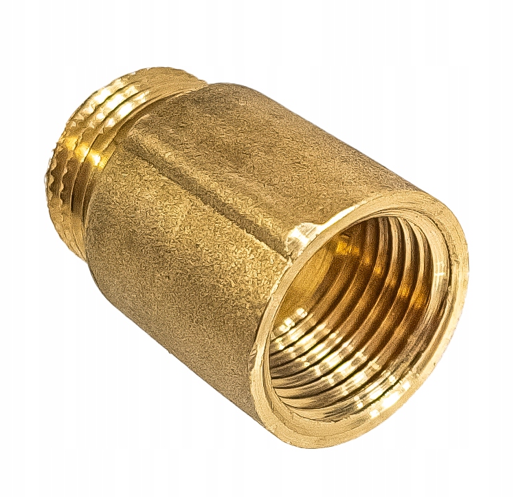 PRZEDŁUŻKA WYDŁUŻKA MOSIĘŻNA FI 1/2" CALA DŁUGOŚĆ 25mm 2,5cm SOLIDNA MOCNA Rodzaj złączka