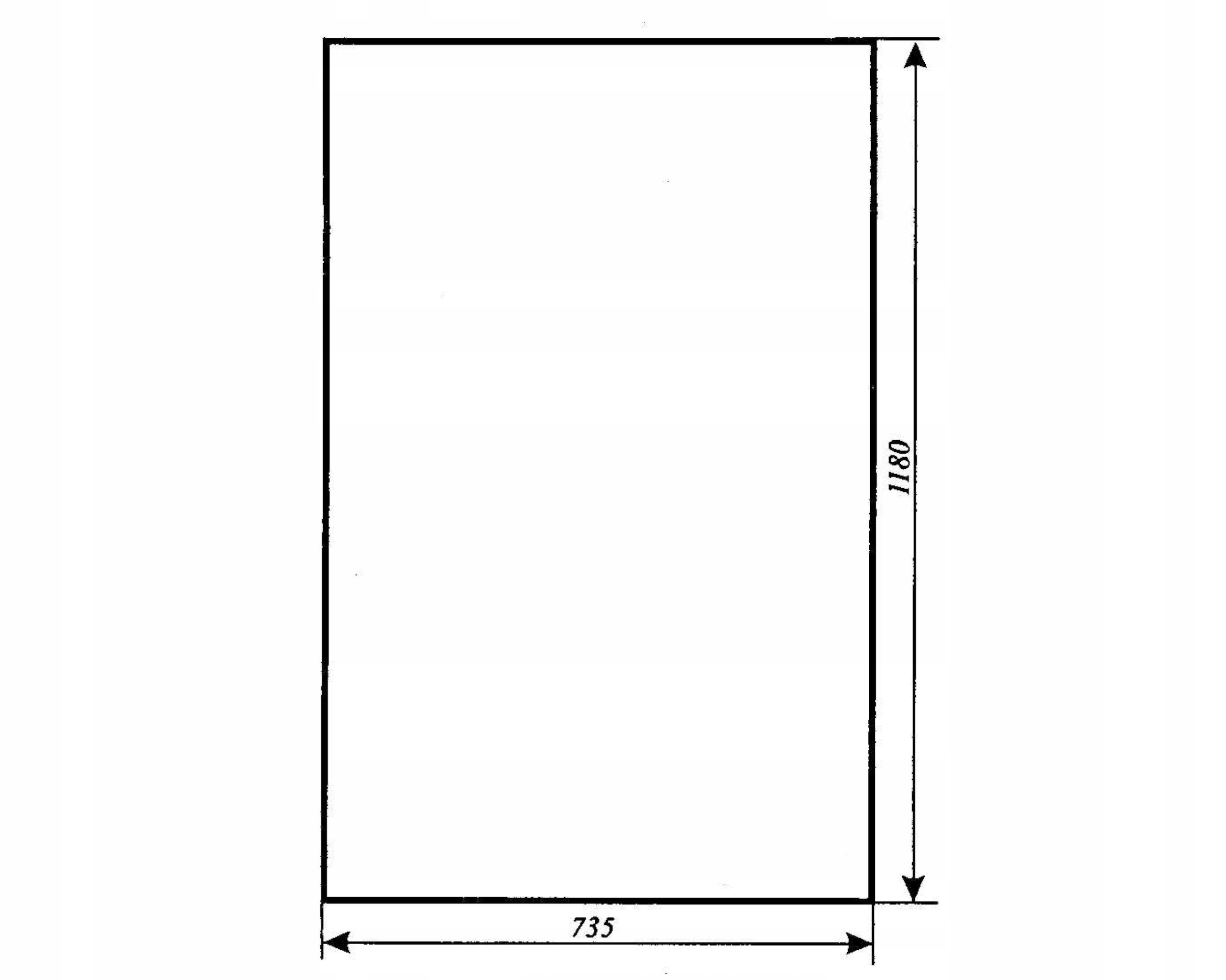 sklo pro nakladač Cyklop uchycené přední