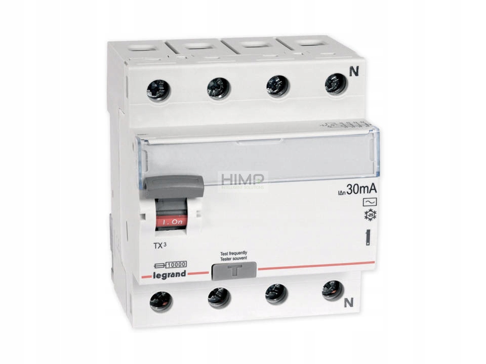 Prúdový istič 4P 25A 30MA Typ Ac Tx³