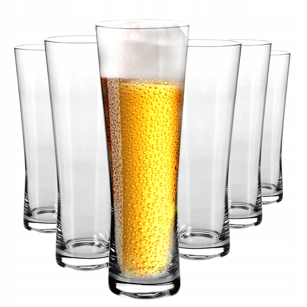 

Szklanki do piwa Mixology Krosno 6x500ml klepsydra