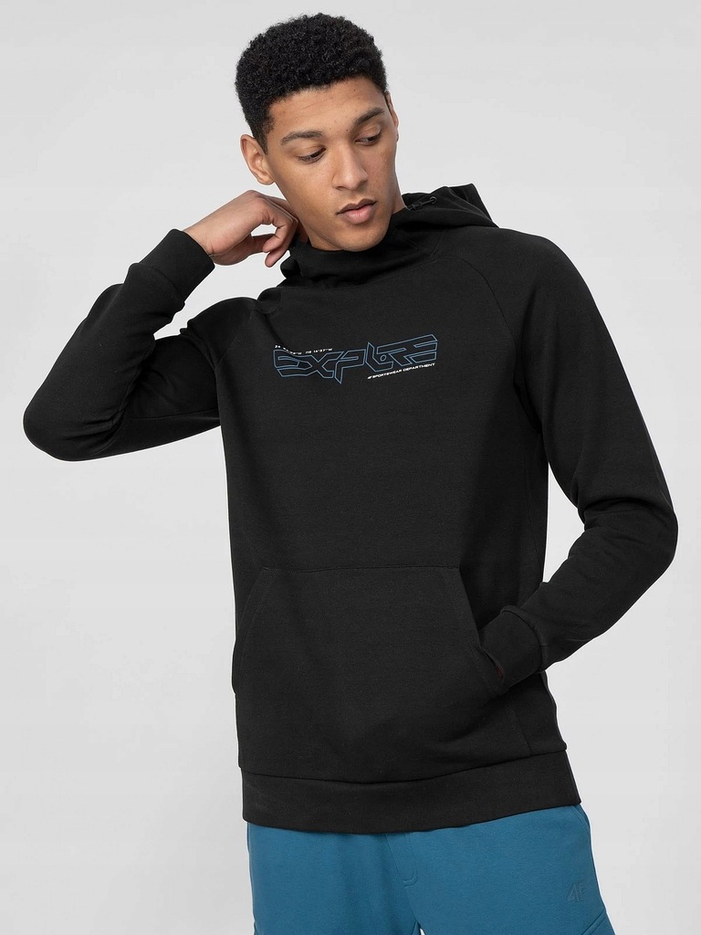 BLUZA MĘSKA 4F SPORTOWA Z KAPTUREM DRESOWA XL Płeć mężczyzna