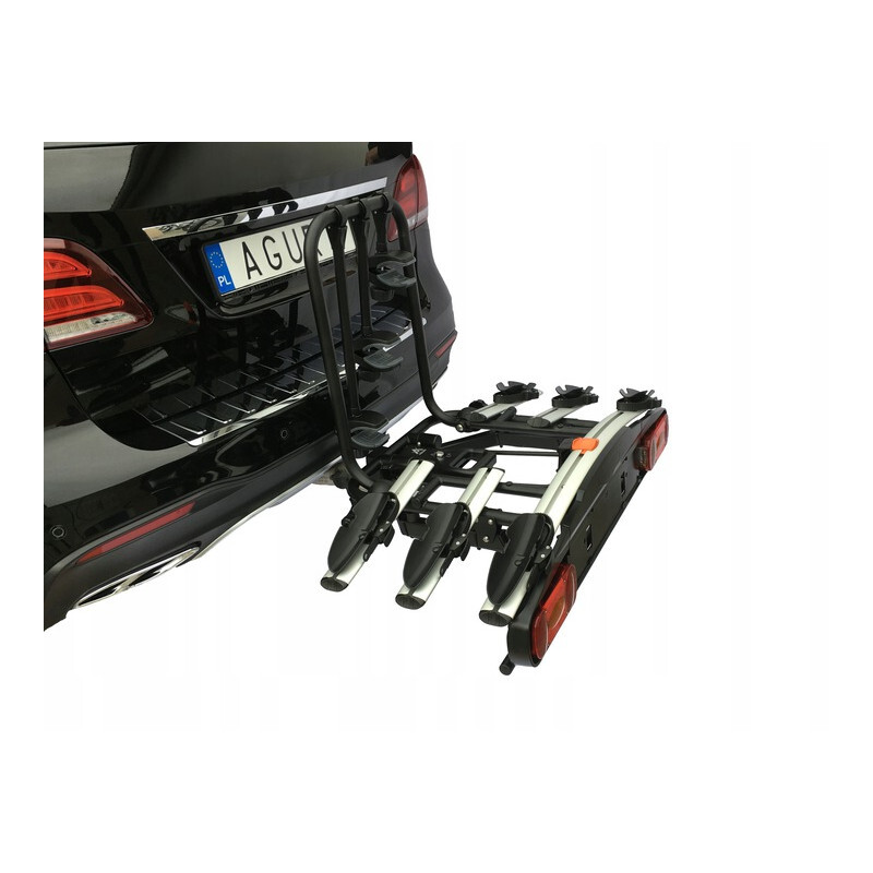 Platforma na hak AGURI ACTIVE BIKE na 3 rowery zamki uchył Liczba rowerów 3