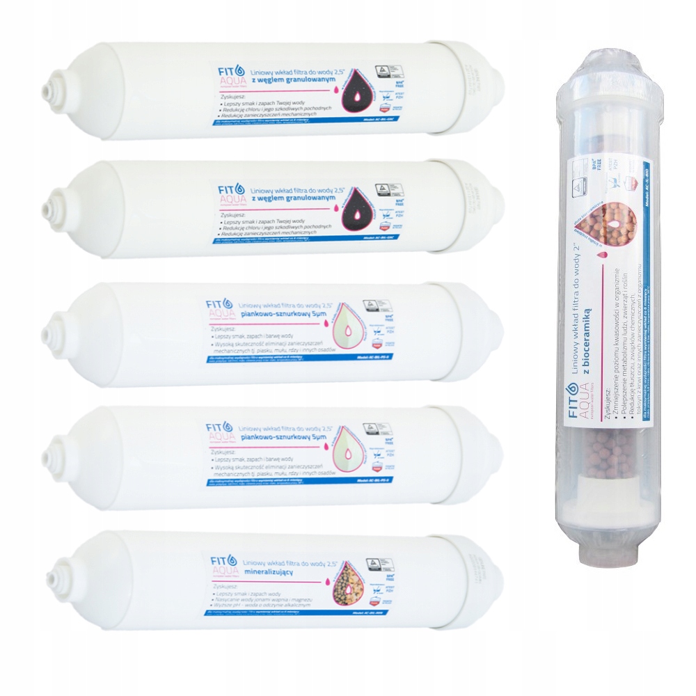 Zapas wkładów do RO7 Alabaster Fitaqua