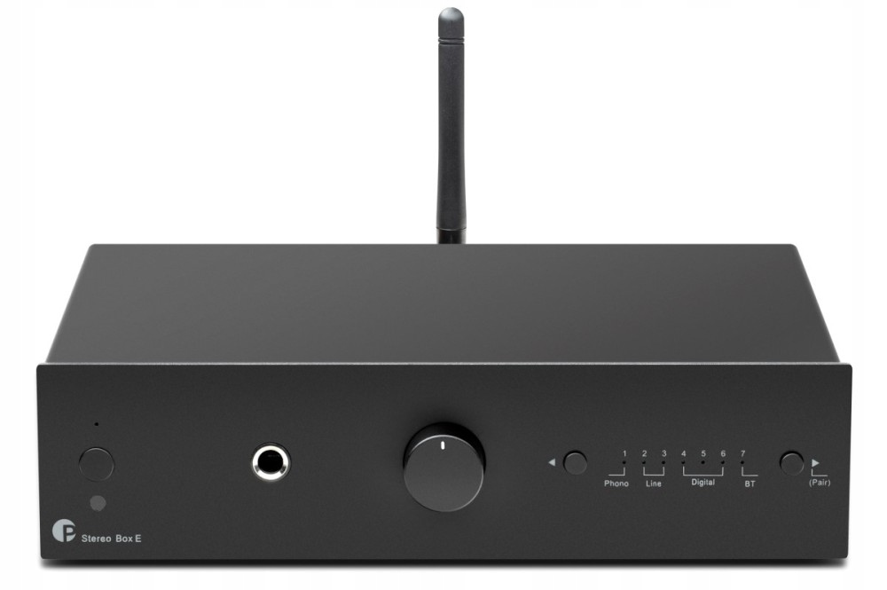 Pro-Ject Stereo Box E – Minimalistický integrovaný zesilovač – černý