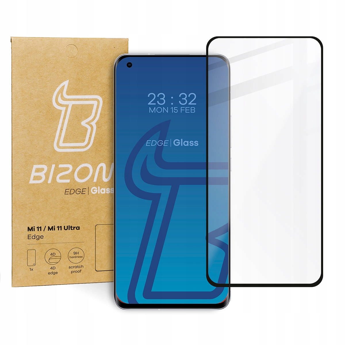 

Szkło hartowane Bizon Edge do Xiaomi Mi 11, szybka