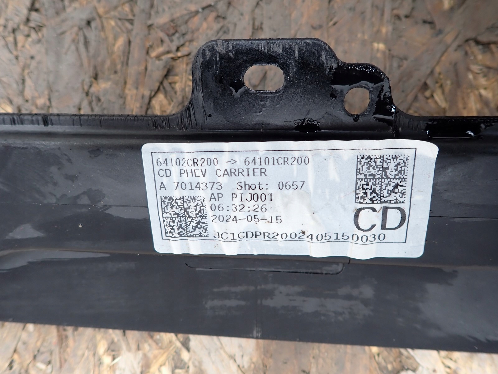 support panel for radiators pillar iron KIA CEED 3 III CD 2018- 64102-CR200