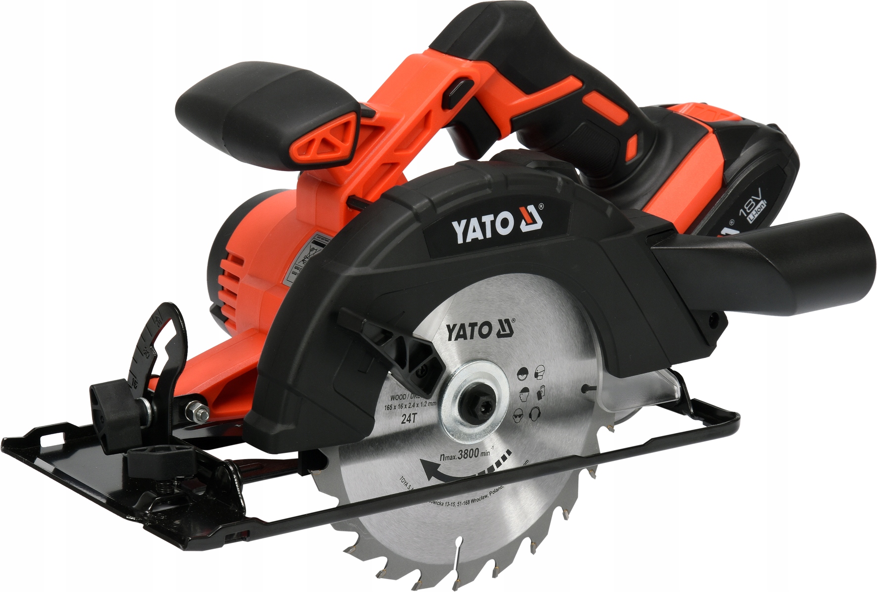 Pila 18V, 165 MM