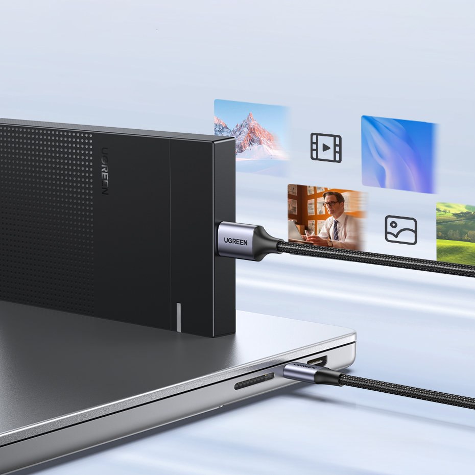 Kabel przewód USB-C - micro USB-B 3.0 3A 0.5m szary Producent Ugreen