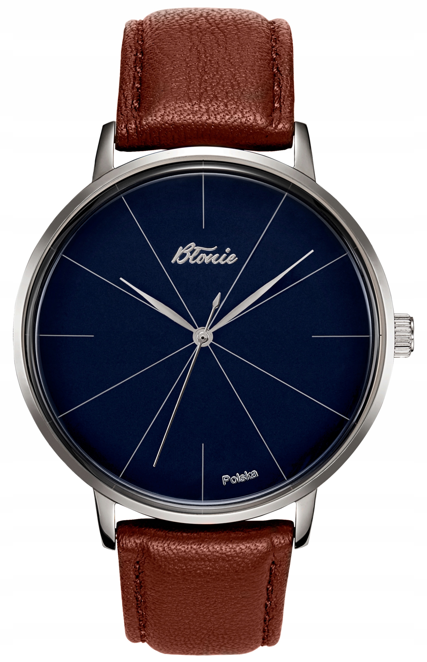 Nové originální Pánské hodinky Błonie Zodiac Ultramarine Classic gravírování