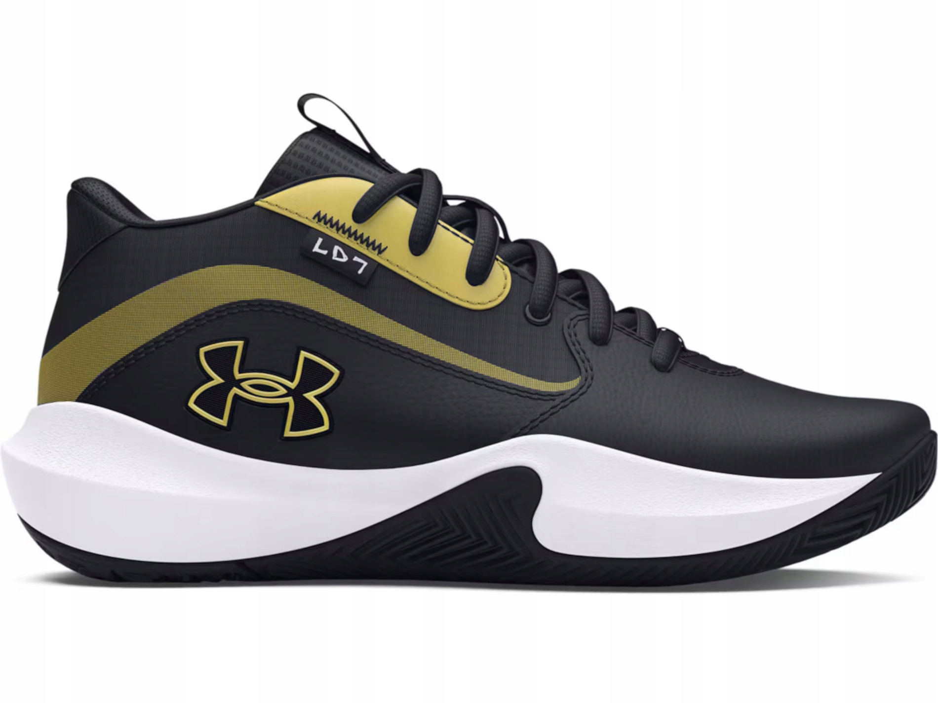 Buty młodzieżowe Under Armour Lockdown 3028513-001 koszykarskie czarne 35,5