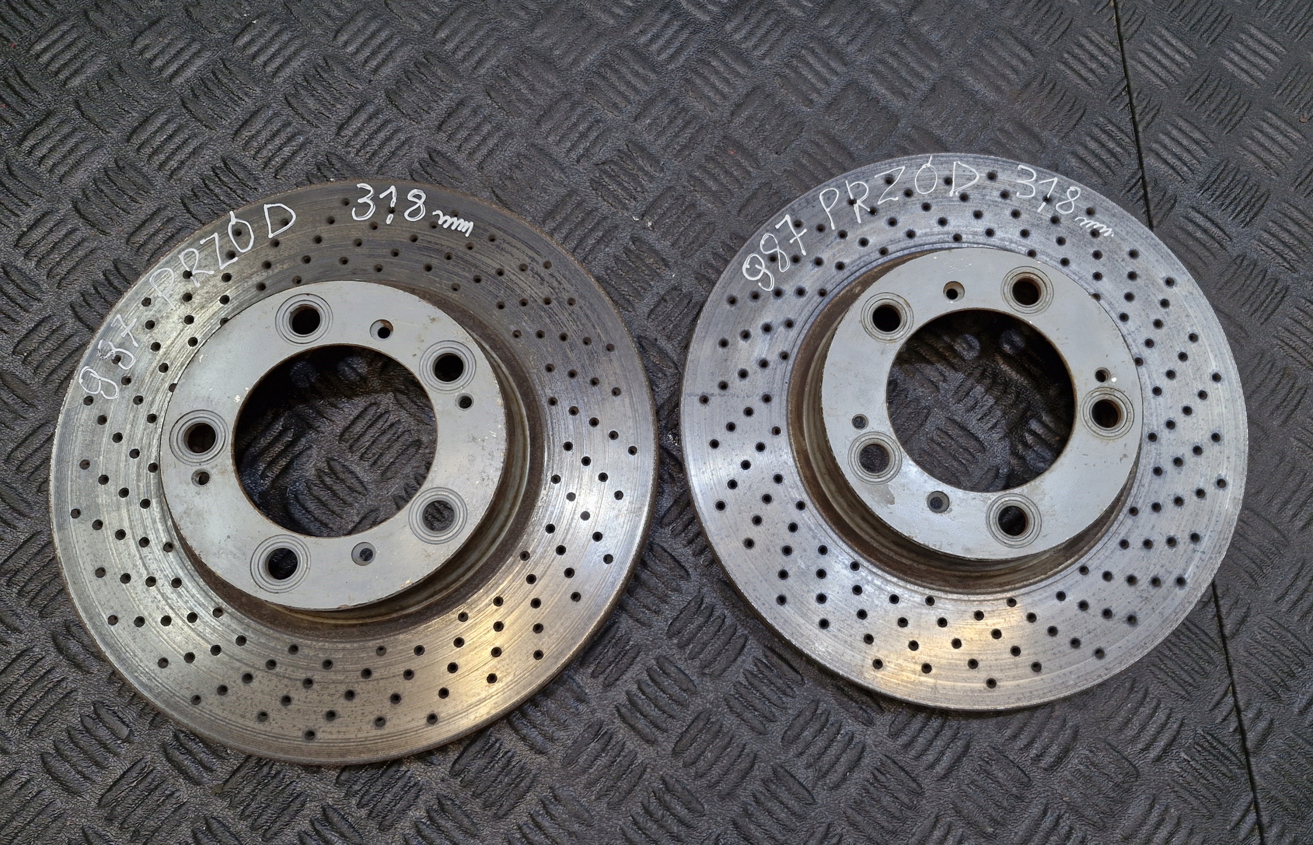 caliper front left + right BREMBO + discs 318 PORSCHE BOXSTER CAYMAN S 987
